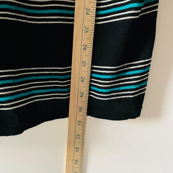 NWT Chico's Womens Black Open Sheet Music Sheffield Cardigan Jacket Size 3 US XL - Picture 6 of 7